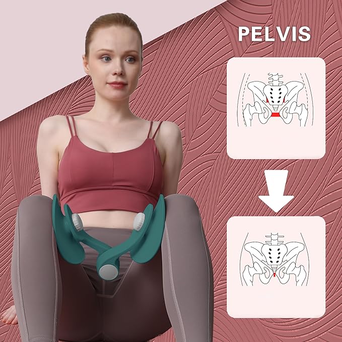 Thigh Trainer - Thigh Exerciser & Toner for Women, Inner Thigh Workout Equipment with 26lbs Resistance, Kegel Exercise Tool for Pelvic Floor & Thigh Tightening (Upgraded)