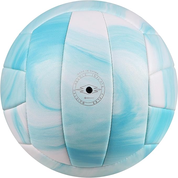 EVZOM Super Soft Volleyball Beach Volleyball Official Size 5 for Outdoor/Indoor/Pool/Gym/Training Premium Volleyballs Equipment Durability Stability Sports Ball