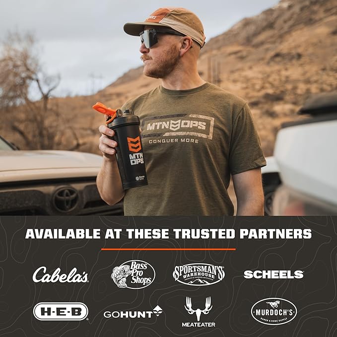 MTN OPS Ignite Energy Drink Powder, Gluten Free Nootropic Supplement Drink Mix, L Arginine, L Citrulline, Caffeine & Nootropic Sugar Free Drink Mix, 45 Servings, Tiger's Blood