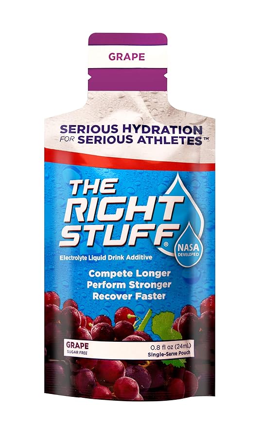 The Right Stuff Electrolyte Drink Concentrate - 10 Pouch Box - Grape