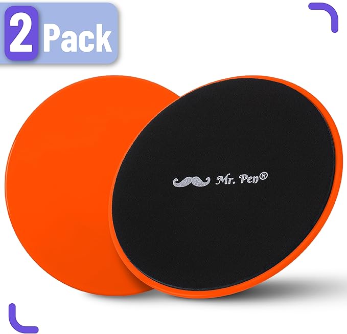 Mr. Pen Core Sliders for Working Out - 2 Pack Dual Sided Workout Sliders Discs