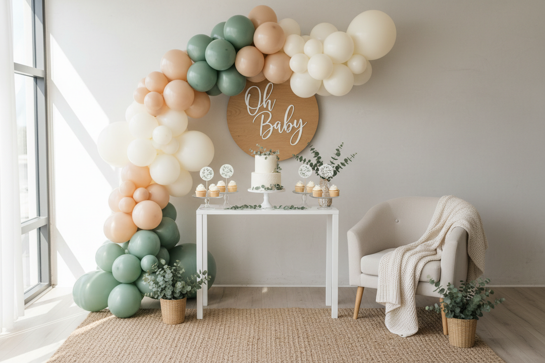 Baby Shower Balloon Decorations That Look Luxurious (Without Being Complicated)