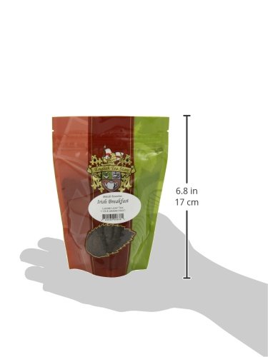 Irish Breakfast Tea Pouches - 4oz | Loose Leaf Blend of 2nd Flush Assam and February Kenya BP1 | Full-Bodied Robust Black Tea with Malty Flavor and Bright Coppery Color