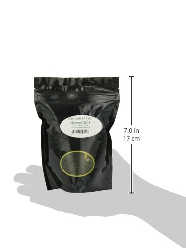 Chocolate Orange Flavored Black Tea Pouches - 4oz | Loose Leaf Tea Blend | Rich Cocoa Notes | Natural Orange Essence | Bold Black Tea | Citrus Dessert Tea | Hot or Iced Brew Option