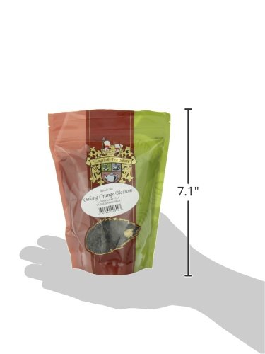 Oolong Orange Blossom Estate Tea Pouches - 4oz | Loose Leaf Semi-Fermented Blend with Toasty Fruity Jasmine Notes | Ethical Tea Partnership Estates | Refreshing Iced or Hot Brew