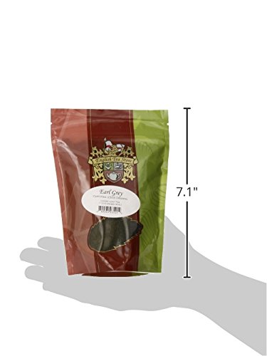 Organic Earl Grey Loose Leaf Tea 4oz Pouch | Premium Black Tea with Natural Bergamot | Medium Caffeine High Antioxidants | Kosher Vegan | Small Batch Packed by English Tea Store