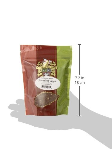 English Tea Store Loose Leaf, Strawberry Tingle Rooibos Tea Pouches, 4 Ounce