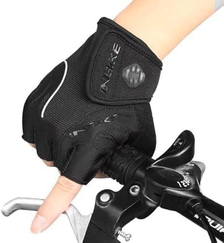 INBIKE 5mm Padded Half Finger Bike Bicycle Cycling Gloves