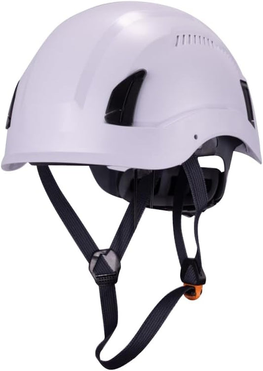 Land Helmets EcoPro Safety Helmet - ANSI/ISEA Z89.1-201 Type 1 Class C Vented - OSHA Approved - Lightweight Helmet with 6 Pt Suspension for Arborist, Industrial & Fall Protection