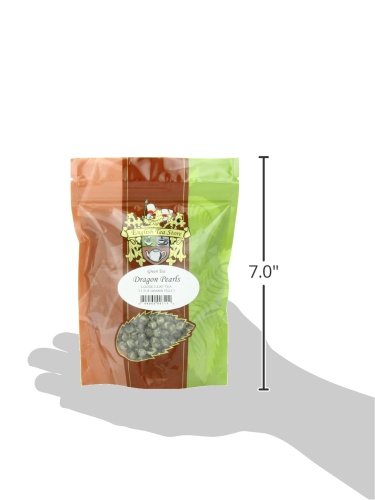 Dragon Pearls Green Tea Pouches | Loose Leaf Hand Rolled - 4oz | Spring Harvest from Fujian China | Floral Aroma | Steamed Green Tea | Whole Leaf Pearl Style Tea