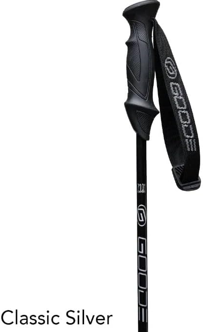 GOODE G-Max Summit Ski Poles – Lightweight & Durable Carbon Composite Downhill Ski Poles for Men & Women – Ergonomic Grip & Shock Absorbing Design – Pair