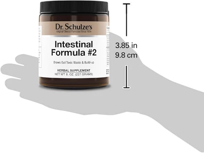 Dr. Schulze's | Intestinal Formula #2 | Herbal Colon Cleanse Formula | 8 Oz. Jar