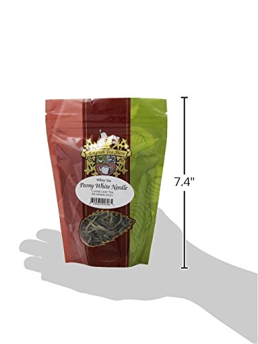 Peony White Needle White Tea by English Tea Store | Loose Leaf | Rare Silver Bud & Two Leaf Selection | Smooth Apple-Like Taste | Premium Grade | Naturally Withered | 2oz Pouch | From Fujian China
