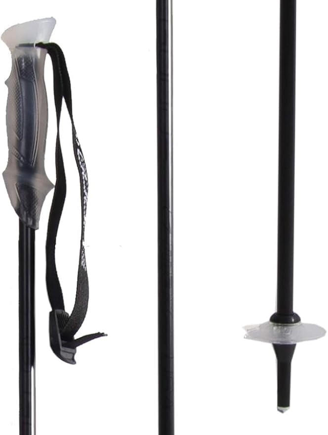 GOODE G-Max Summit Ski Poles – Lightweight & Durable Carbon Composite Downhill Ski Poles for Men & Women – Ergonomic Grip & Shock Absorbing Design – Pair