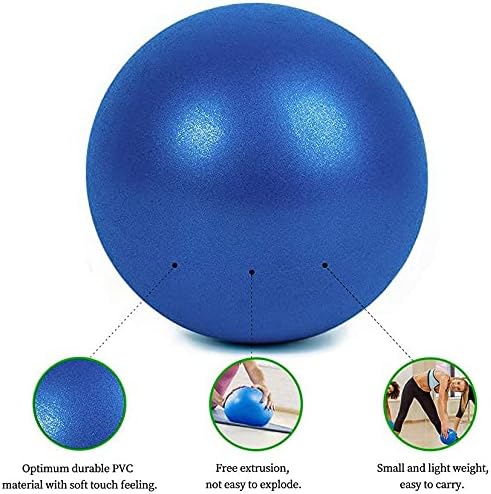 Mini Yoga Balls 9 Inch Exercise Pilates Therapy Balance Micropore Ball Barre Equipment for Home Stability Training Physical Core Training
