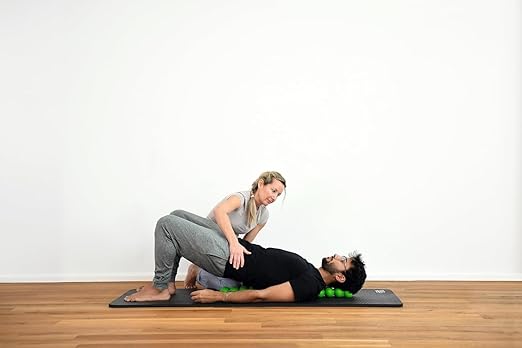 Spinefitter by Sissel, Back Stretcher for Lower-Back Pain Relief, Back-Cracking Device, Back Cracker, Upper- and Lower-Back Stretcher, Back Decompression Device, Lumbar Stretcher, Green