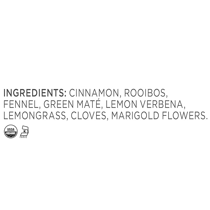 Tea Forte Spiced Herbal Maté Premium Organic Loose Leaf Caffeinated Herbal Tea Blend Canister, Makes 35-50 Cups