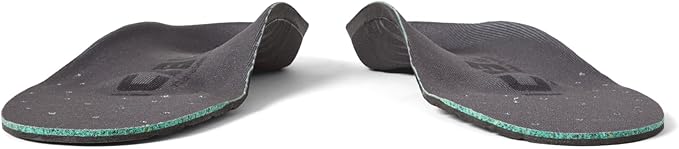 Icebug Comfort Insoles with Dynamic Arch Support, Charcoal Medium Arch, M 12