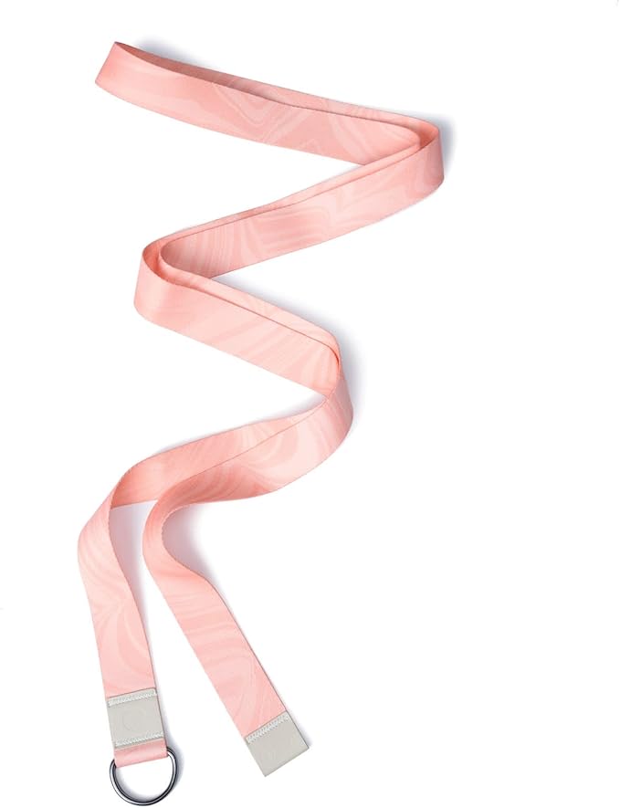 yogadesignlab YOGA DESIGN LAB | The Yoga Strap | Luxurious, Extra Long, Super Soft, Eco Printed | Studio Quality, Adjustable | Safely Stretch Further and Hold Longer | 8 ft Long