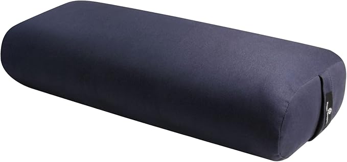 Hugger Mugger Standard Yoga Bolster - Firm, Supportive, Handmade, Durable