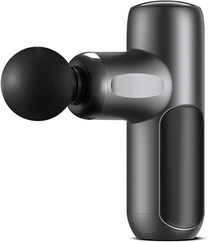 Mini Massage Gun, Percussion Muscle Massager with 4 Attachments, Portable Hand Held Massager Gun for Back, Body Sore Muscles, Pain Relief, Rechargeable Small Massage Gun for Office, Home, Athletes