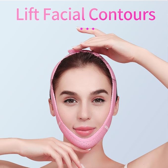 V-Line Face Slimming Strap, Double Chin Reducer Mask, Adjustable Facial