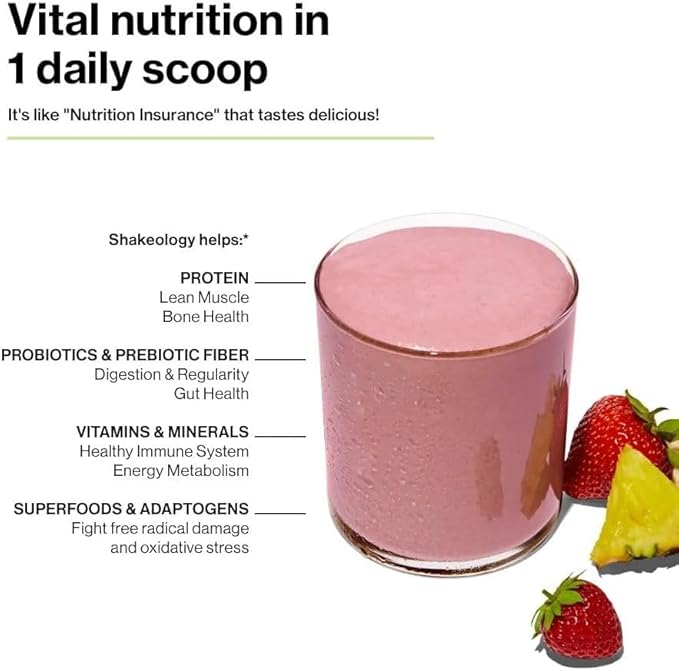 Shakeology Sampler Pack Vegan Protein Powder, Gluten Free Superfood Protein Shake with Supergreens, Probiotics for Gut Health, Adaptogens, Vitamins, 16g Plant Protein per Serving