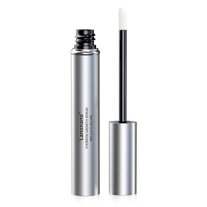 Eyebrow Serum, Fuller & Longer Looking Eyebrow Growth Serum, Advanced Eyebrow Enhancement, Vegan & Cruelty-Free, 0.1 Fl Oz（3ml）
