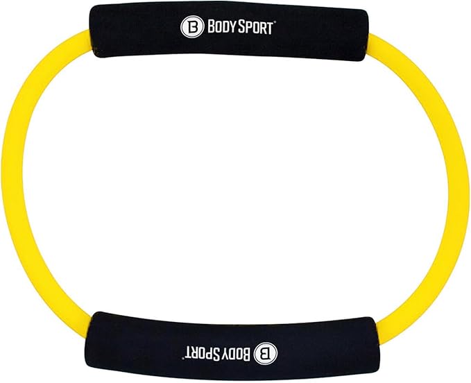 Body Sport Loop Tubing , Resistance Band with Foam Pad Handles for Strength Training and Rehabilitation