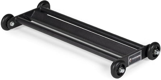 Titan Fitness Glute Hamstring Ab Glider, Leg and Ab Roller for Home Gym Fitness, Lower Body Workout Equipment