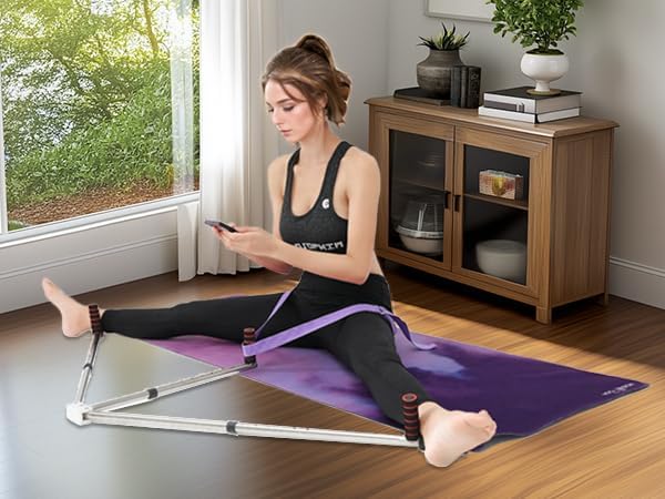 Leg Stretcher，300lbs Leg Stretcher Split Machine,for Flexibility Heavy Duty Leg Stretching Equipment Stretching Training Machine Split Leg Training for Home Yoga Dance Gym