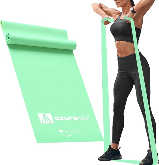 Professional 8 Yards Bulk Resistance Bands Rolls or 5,6,7 ft. Long Non-Latex Elastic Exercise Bands, Stretch Bands for PT, Yoga, Pilates, Rehab, at-Home or The Gym Workouts