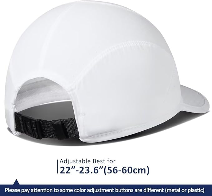 GADIEMKENSD Stretch Running Hat with Soft Brim, Quick Dry, Unstructured, Unisex-Adult