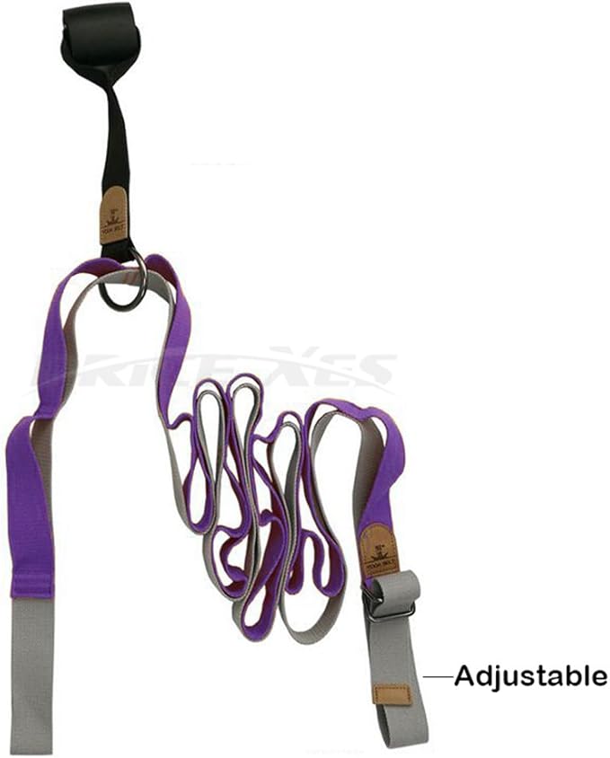 Leg Stretch Band - To Improve Leg Stretching - Easy Install on Door - Perfect Home Equipment For Ballet, Dance And Gymnastic Exercise Flexibility Stretching Strap Foot Stretcher Bands