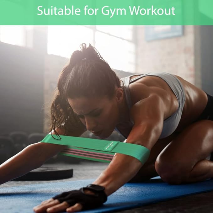 Desire Deluxe Resistance Band Exercise Workout Equipment Bands Set for Working Out Physical Therapy - Men & Women Elastic Stretch Booty Gym Equipment Accessories - Home, Fitness, Pilates, Yoga Pack 3