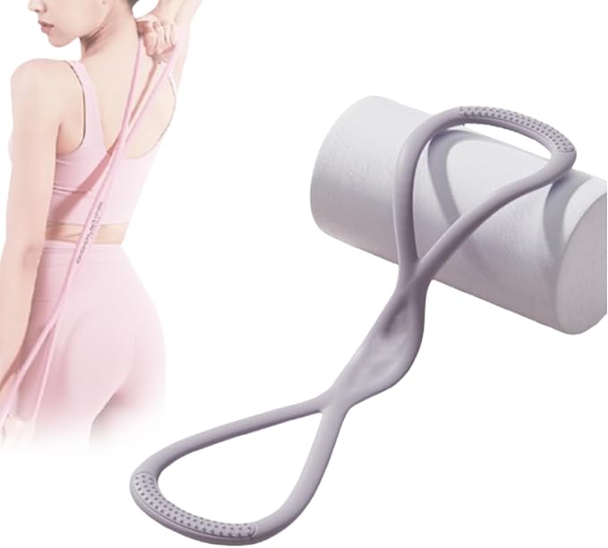 Luminousdo Resistance Bands,2025 New Upgraded Figure 8 Resistance Band for Working Out,High Elasticity Stretch Arm Rope for Yoga,Chest Expander Strap with Handles for Women Men