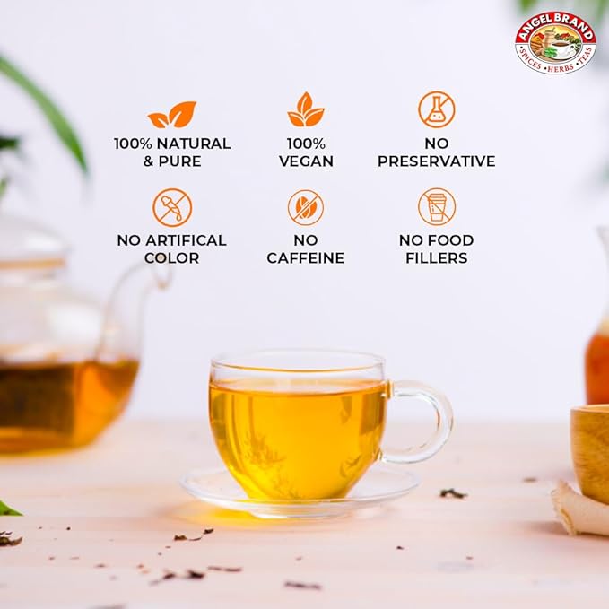 Angel Brand Soursop Tea Bags 25 – Pack 3 – Tea Bags for Health Benefits and Immune Support Famous in Jamaican Culture - Graviola Soursop Leaves gives Taste, Vitamins & Minerals