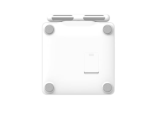 Smart Scale for Body Weight, 8 Electrodes Digital Bathroom Scale (White)