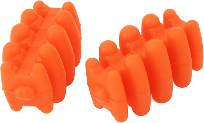 FOSA Archery Bow Limbs Stabilizer, Silicone, Universal Vibration Dampener, for (Orange)