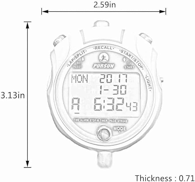 Digital Stopwatch Timer Stop Watch Stopwatch for Sports Competition