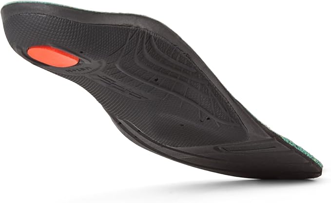 Icebug Comfort Insoles with Dynamic Arch Support, Charcoal Medium Arch, M 10/W 11.5-12