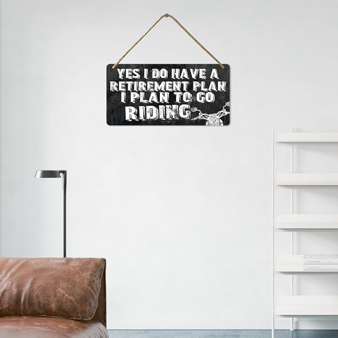 Motorcycle Sign Motorcycle Gifts Man Cave Plaques Motorcycle Signs Garage Gifts For Dad Motorcycle Decor Motorcycle Accessories Men Gifts For Dad Grandad Brother Retirement Gifts Motorcycle Lovers 6" X 12"