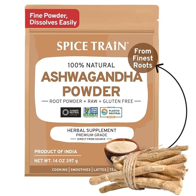 HANDPICK Ashwagandha Root Powder (397g/14oz) No Fillers, No Additives | Finest Grade A Root Powder - Withania Somnifera | Non-GMO & Raw from India