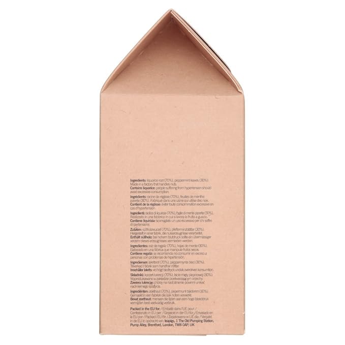 teapigs Liquorice and Peppermint Tea Bags Made With Whole Leaves, 50 Count, Sweet, liquorice, mint (5422)