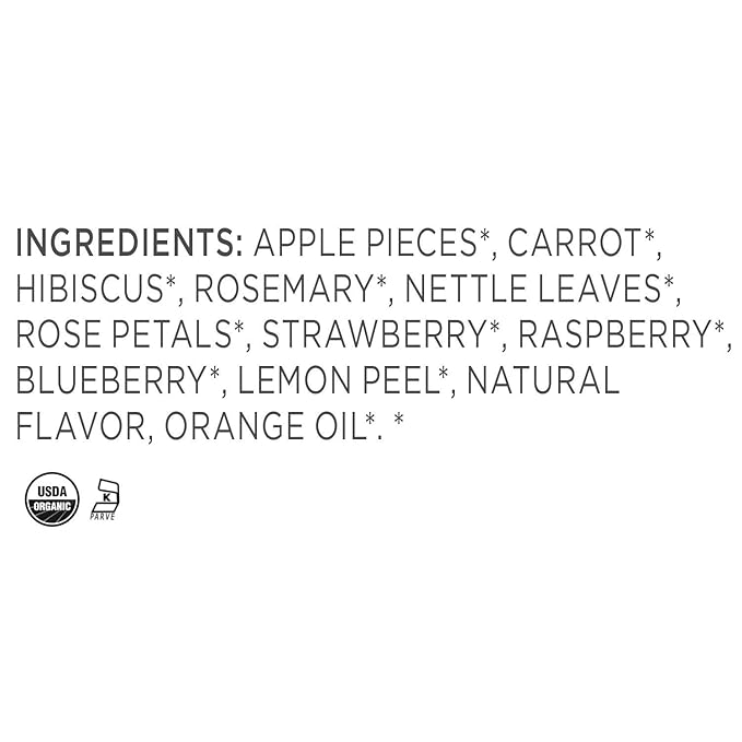 Tea Forte Radiance Premium Organic Loose Leaf Caffeine-Free Herbal Tea Blend Canister, Makes 35-50 Cups