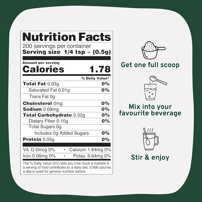 Cardamom Powder (100g/3.53oz) Gluten Free, Raw Ground Elaichi for Cooking, Smoothies, Lattes, Masala Tea, Packed in Resealable Zip Lock Pouch