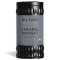 Tea Forte Caramel Nougat Premium Organic Loose Leaf Caffeinated Black Tea Blend Canister, Makes 35-50 Cups