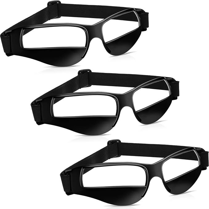 Dribbling Goggles Basketball Sports Glasses Adjustable Dribbling Black Goggles Basketball Training Equipment