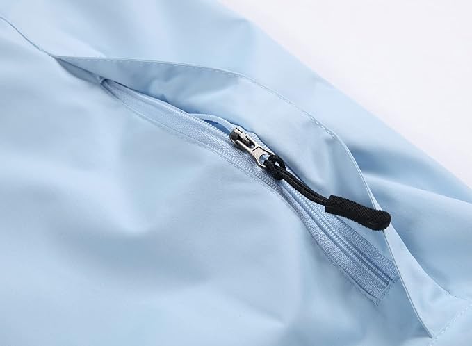 GIISAM Mens Windproof Jacket Waterproof Lightweight Mountain Sport Jacket for Men Hooded Windbreaker Raincoat