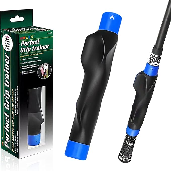 Golf Grip Trainer, Golf Club Grip, Golf Grip Training Aid, Helps Improve and Train Correct Hand Position (Right Hand )